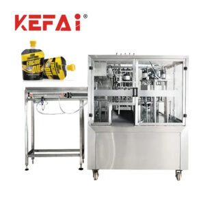 ماكينة تعبئة الزيت بالأكياس مسبقة الصنع من KEFAI